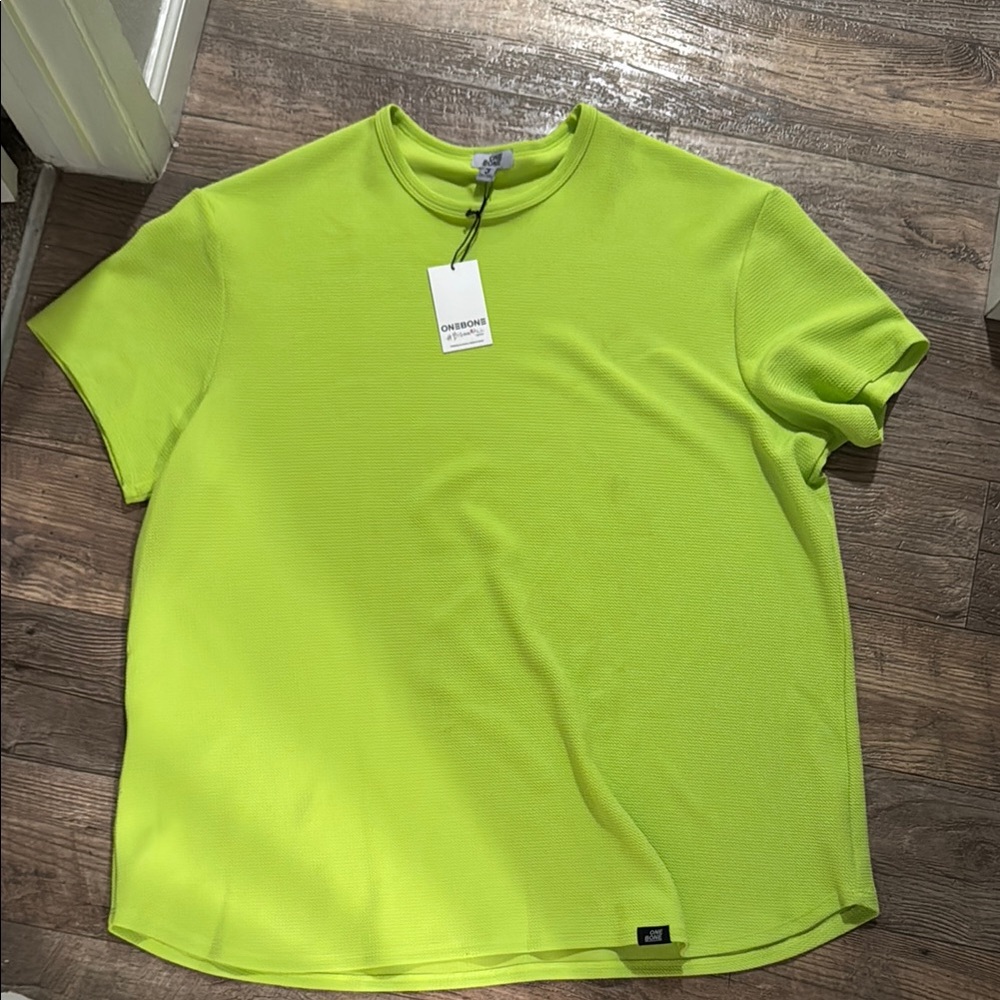 Vibrant Green Relaxed Short Sleeve Tee